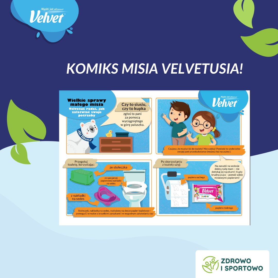 Komiksy Misia Velvetusia Program Edukacyjny Rok Z Higien Velvet